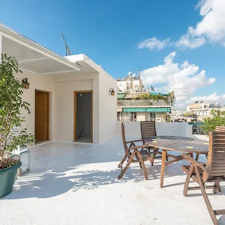 Blue Couple House Athens Apartment Exterior photo