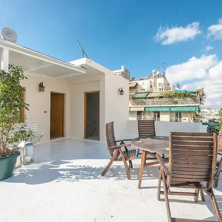 Blue Couple House Athens Apartment Exterior photo